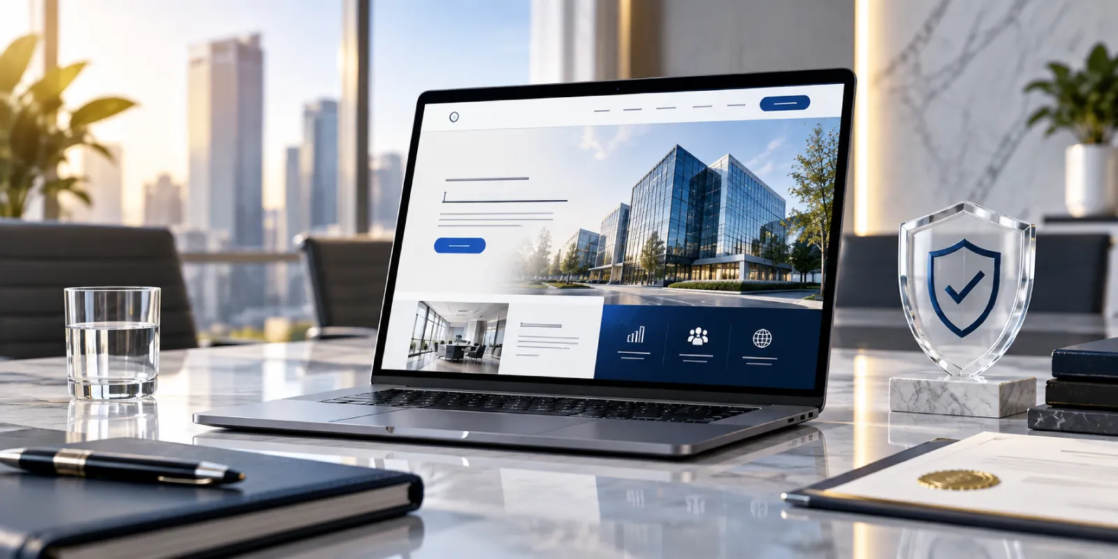 Corporate website project presentation